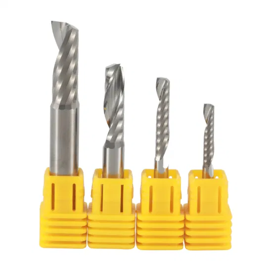 Customized Tungsten Carbide Single Flute End Mill Cutters for Wood
